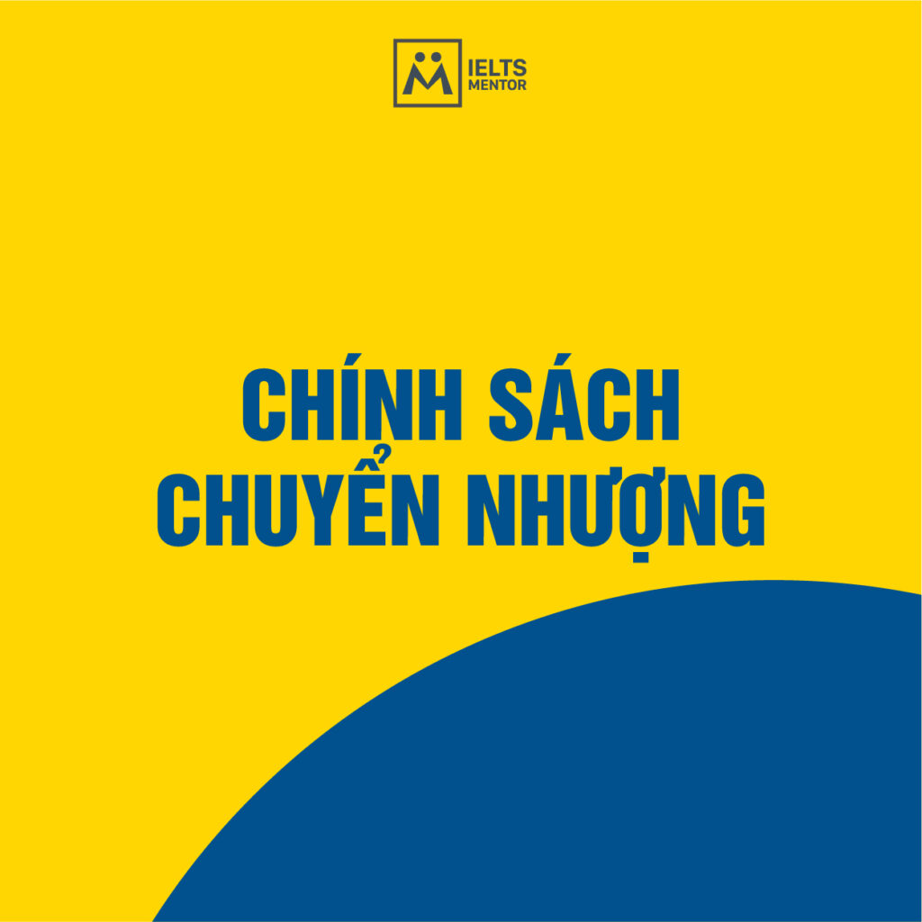 chính sách chuyển nhượng khoá học